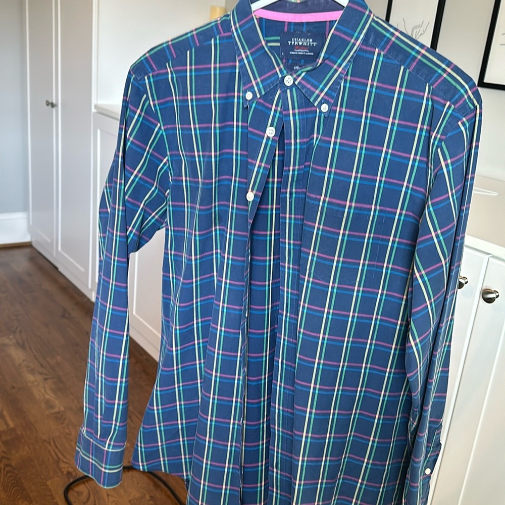 Charles Tyrwhitt Slim Fit Casual Shirt Sz L